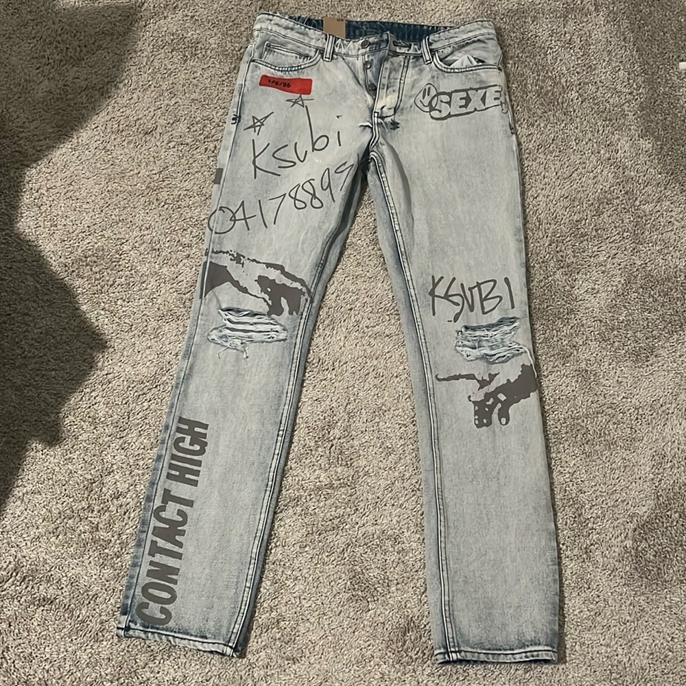 Light blue denim ksubi jeans size 32